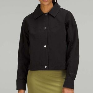 NWT Lululemon Cotton Shirt Jacket - Black